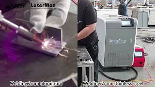 LaserMen 4 in 1 Handheld laser welding cutting cleaning machine [upl. by Remat]