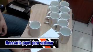 Como Sublimar tazas 11 oz proceso completo [upl. by Ahmad]