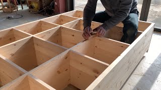 Woodworking 2020 Making A Bookshelf With Drawers and Raised Panel Doors [upl. by Nolan969]