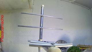 🔴ANTENA HD PARA ZONAS DIFÍCILES doble yagi externa Solo 9000 hacerla [upl. by Rowena344]