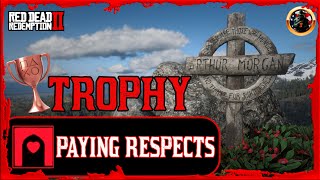 PAYING RESPECTS TROPHY Red Dead Redemption 2 [upl. by Mala536]