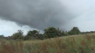 Nice storm structure and thunder 30th July 2013 [upl. by Eurd]