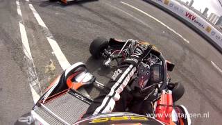 Demo Max Verstappen Helmet Cam Exclusive Footage CRG VKV City Racing Rotterdam 2013 [upl. by Asilef]