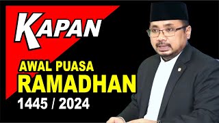 Kapan Puasa Ramadhan 2024  1 Ramadhan 2024 jatuh pada tanggal  Sidang Isbat Ramadhan 2024 [upl. by Kcirdor554]