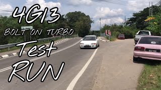 4g13 carburetor turbo test run [upl. by Aisya]