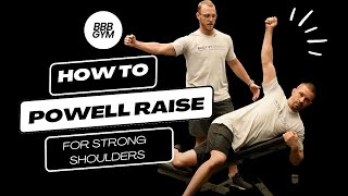 Powell Raises  How to strengthen shoulders [upl. by Eirrotal]