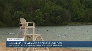 Virginia Department of Health closes investigation into Lake Anna EColi outbreak [upl. by Adnahcal]