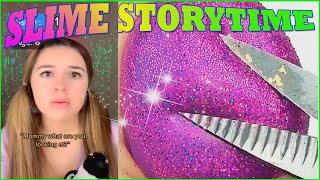 🎧Satisfying Slime Storytime🎧 ❤️💛💚Tiktok Compilations Part 312 [upl. by Iniretake485]