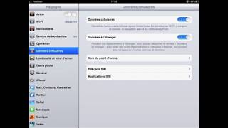Activerdésactiver le réseau cellulaire iPhoneiPad [upl. by Candie105]