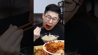 오징어볶음에 소면 못참죠 mukbang 먹방 [upl. by Elianore]