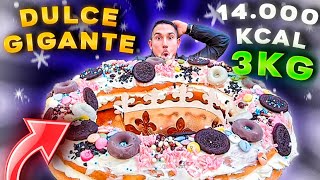 ROSCÓN GIGANTE DE OREO 3KG Y 14000 KCAL DULCE NAVIDEÑO GIGANTE [upl. by Gillian]