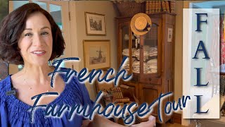 ⚜️🍁FALL 2023 FRENCH FARMHOUSE TOUR🍁⚜️  Details Details Details  Maximalist Alert [upl. by Aikehs]