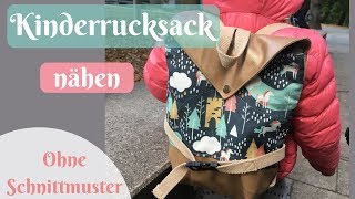 So nähst Du einen Rucksack für KinderKindergartenrucksack selber nähen  Nähanleitung für Anfänger [upl. by Ennovoj]