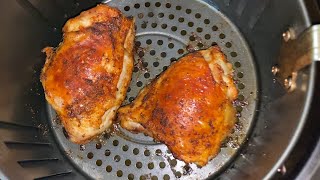 Air Fryer Bone In Chicken Thighs [upl. by Noremmac222]