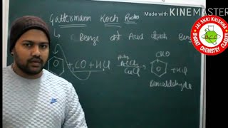 GATTERMANN KOCH REACTION  NAME REACTION  TRICK BHARAT PANCHAL SIR [upl. by Mosier207]