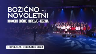 Božično  novoletni koncert Občine Hrpelje  Kozina december 2023 [upl. by Aihtnys599]