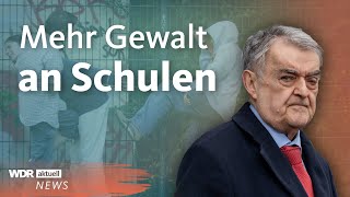 Innenminister Herbert Reul im Interview Mehr Gewalt an Schulen  WDR Aktuelle Stunde [upl. by Ilagam]