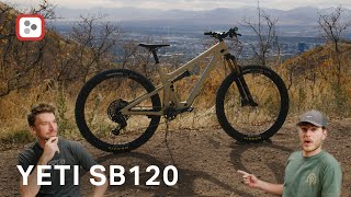 NEW Mountain Bike Alert 🚨 Yeti SB120 First Impressions [upl. by Nezah]