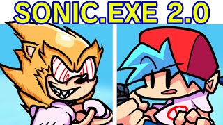 Friday Night Funkin VS SONICEXE 20 FULL WEEK  Cutscenes All SecretsEndings FNF Mod Majin [upl. by Crescentia952]