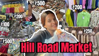 Bandra Hill Road Market Mumbai  Hill Road shopping haul  shopping vlog [upl. by Osman]