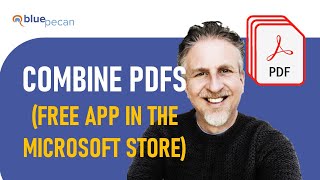 Merge PDFS on Windows  Free Microsoft Store App  Combines PDFS into One Without Adobe Acrobat [upl. by Melisande]