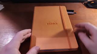 Rhodia Webnotebook A5 Dot Grid Review [upl. by Wurster]