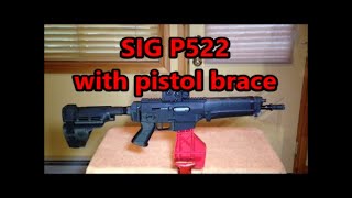 SIG Sauer P522 pistol with SB 15 into DDLES [upl. by Painter923]