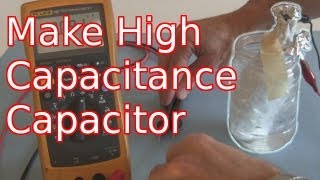 How to Make a High Capacitance Electrolytic Capacitor [upl. by Sig]