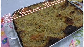 Farofa do Bolo Cuca com Banana [upl. by Gerrard]