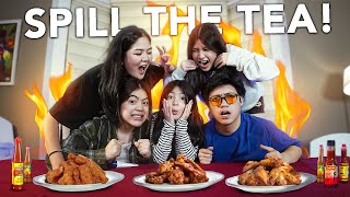 Spicy Wing Challenge With My Siblings [upl. by Rudich285]