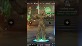 Groot dancing 🪵 🌳 fortnite dancing groot chapter5 marvel shorts [upl. by Orme]