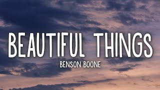 Benson Boone  Beautiful Things 1 HOURLyrics [upl. by Mikes]