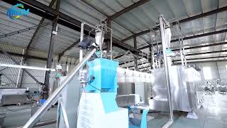 fish meal pellet production line fish meal making production line [upl. by Afinom500]