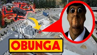 DRONE CATCHES OBUNGA at THE OBUNGA HIDEOUT IN REAL LIFE  OBUNGA CAUGHT ON DRONE [upl. by Campbell]