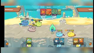 Disablesaur vs Jumping Aqua amp Godmech Gameplay  Axieinfinity Classic Arena V2 [upl. by Base]