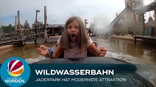 Jaderpark hat modernste Wildwasserbahn Deutschlands [upl. by Leonsis]