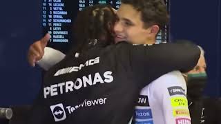 F1 drivers hug Lewis Hamilton after championship defeat in Abu Dhabi f1 lewishamilton [upl. by Sheff]