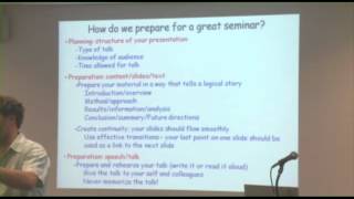 How to Give a Great Science Seminar [upl. by Whiney]