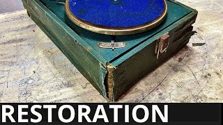 1938 rare Gramophone Restoration  I restored old record player [upl. by Langdon723]