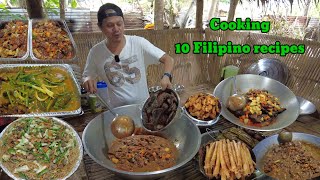 Ang daming orders Cooking 10 Filipino recipes Lutong pinoy [upl. by Amoreta77]