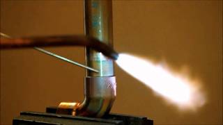 Brazing soldering copper pipe tube [upl. by Jd]