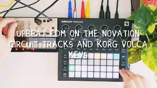 Simple Upbeat Tune on the Novation Circuit Tracks and Korg Volca Keys [upl. by Koo]