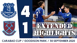 CALVERTLEWIN HITS ANOTHER HATTRICK  EVERTON 41 WEST HAM EXTENDED HIGHLIGHTS [upl. by Oretna]