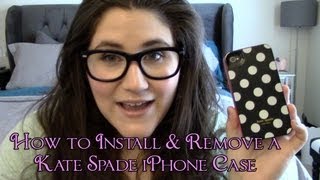 How to Install and Remove a Kate Spade iPhone Case [upl. by Jones595]