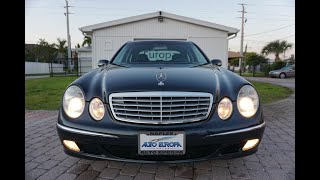 The 0306 MercedesBenz E 500 is a Bargain but is it a good used car Review and Test Drive by Bill [upl. by Cozza]