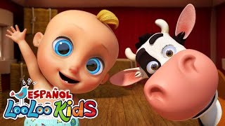 🐄 La Vaca Lola y A Ram Sam Sam  Hora Feliz con Canciones Infantiles de LooLoo Kids 🌈 [upl. by Lilac]