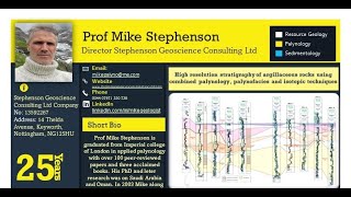 Highresolution stratigraphy using palynology palynofacies and isotopes Prof Mike Stephenson [upl. by Ardehs]