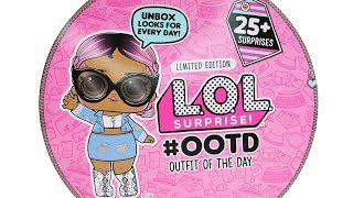 LOL Surprise OOTD Advent Calendar Limited Edition 2018 Outfit of the Day Unboxing Toy Review [upl. by Jania541]