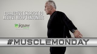 Corrective Exercise to Relieve Bicep Tendonitis  MuscleMonday [upl. by Valleau18]