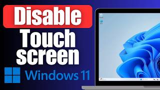 How to Disable Touch Screen on Windows 11 or 10 PC [upl. by Ardussi]